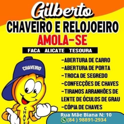 GIL CHAVEIRO E RELOJOEIRO